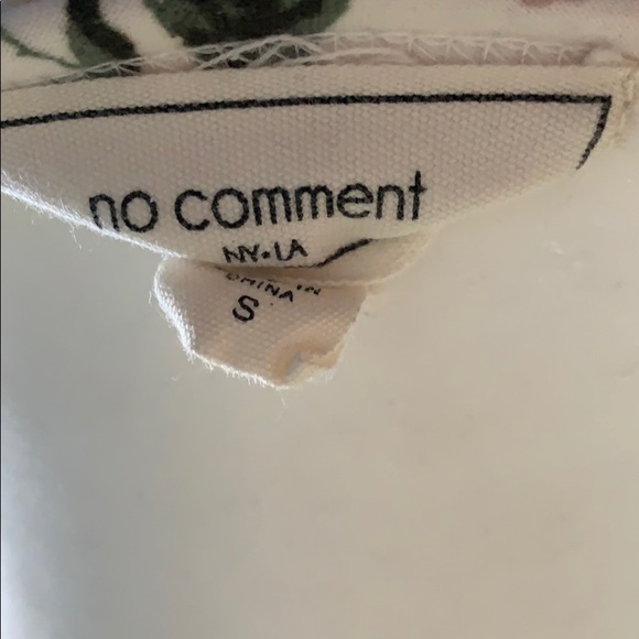 No comment floral bodysuit snap bottom - Picture 6 of 7